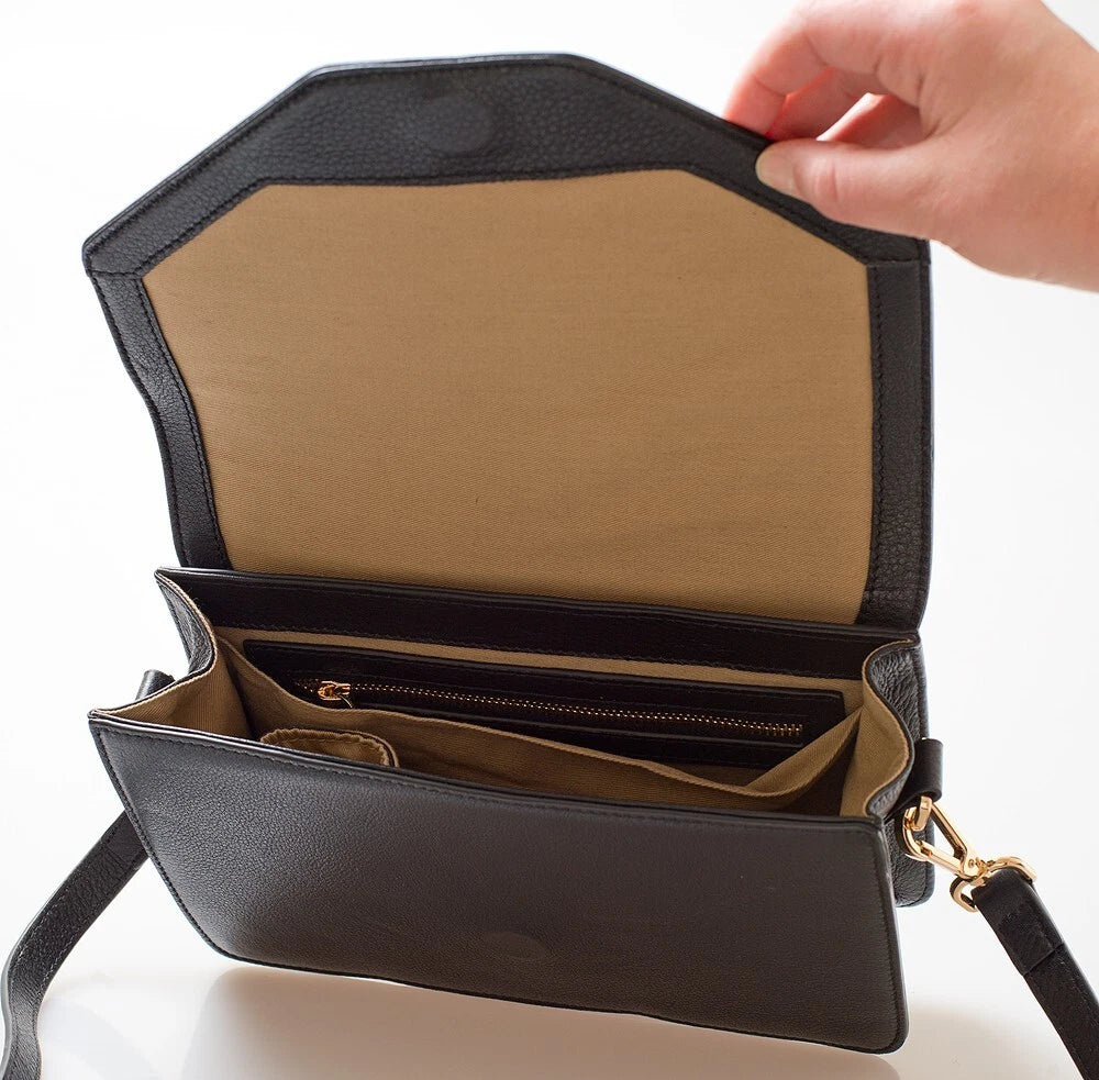 Anais Leather Crossbody Bag